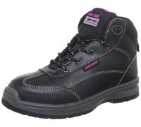 SAFETY JOGGER Chaussures de Sécurité S3 Femme 37 EU - BESTLADY - Chaussures de Travail avec Embout en Acier Légère, Bottines Étanche avec Semelle Anti-Choc, Noir