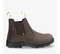SAFETY JOGGER JACKMAN Chaussures de sécurité pour homme et femme S3 - Chaussures de travail imperméables, confortables et antidérapantes - Chaussures à bout en acier - Bottes de sécurité, Marron Dbn
