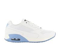 Safety Jogger Oxypas Baskets de travail pour femme, Blanc et bleu clair, 37 EU