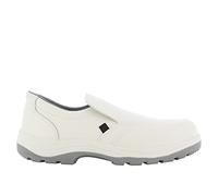 SAFETY JOGGER S2 Chaussures de Sécurité Hommes avec Embout en Acier 40 EU - X0500 - Chaussure de Travail Antidérapante Femmes, Sabot de Sécurité en Cuir, Antibactérien, Résistant à l’Eau, Blanc
