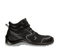 SAFETY JOGGER S3 Chaussures de Sécurité pour Hommes 44 EU - Flow Mid - Chaussure de Travail Antidérapante, Résistante à l'eau, Confortable et ESD, Embout en Composite, sans Métal, Aussi pour Femmes