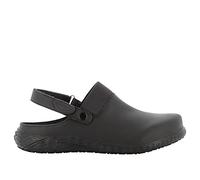 SAFETY JOGGER Sabots de sécurité Femmes - Dany - Chaussure de Travail légère et Confortable à Velcro, idéale infirmières ou Cuisine, antidérapante et Absorbant Chocs, Oxypas, Noir, EU 35