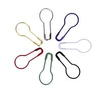 safety pins 100 Pieces Bulb Pins Calabash Pin Gourd Safety for Clothing Crafting and DIY Project 0.86"x0.37"(Multi Color)