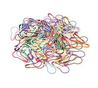 Safety Pins Sewing Tailoring Scarf Pins Durable Rustproof Secure Fastening for Crafting Sewing Jewelry Making Iron Plastic 200 Pieces (100 colorful gourd pins)