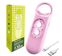 Safety Siren - Extra Loud , Keychain Attack Warning Device with Integrated Strobe Light, High Intensity Acoustic Pulse, Ideal for Night Walking College Workplace