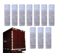 Safety Warning Tapes, 10 Pieces Reflective Stickers, Auto Reflector Tape Strong Adhesive, High Visibility Reflective Tape, Versatile Reflective Strips, Easy To Use, Portable for Trucks Cars Bicycles