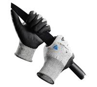 Safeyer grade 5 gants de travail anti - coupure pour hommes et femmes, gants de sécurité antidérapants pour adultes, blider Heavy Machinery GLOVES, Forest Farm, construction, noir, m