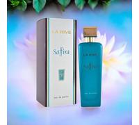 Saffira de La Rive | Parfum oriental et boisé pour femme | Avec jasmin, ambre et notes boisées | 90 ml
