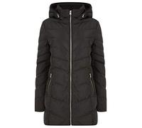 Safflower 2 Longline Quilted Puffer Coat with Hood In Black - Tokyo Laundry - 10