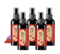 Saffron Hair Blackening Spray de noircissement des cheveux au safran, spray de croissance des cheveux safrane naturel et essence Polygonum Multiflorum, pour volume et résistance, anti-chute de cheveux