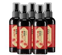 Saffron Hair Blackening Spray, Saffron Hair Essence Spray, Saffrons And Polygonum Multiflorum Essence Sprays, Herbal Gray Hair Sprays, Improve Dryness And Frizz, Leaving Hair Shiny (5PC)