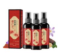 Saffron Hair Blackening Spray, Saffron Hair Spray, affron air Growth , affron Herbal Essence 100ml, Volumizing Thickness Anti- air Loss (3 Pcs)