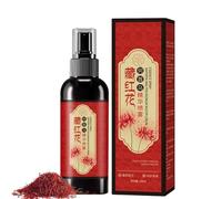 Saffron Hair Spray, Saffron Essence Spray, Herbal Extracts Hair Serum, Saffrons And Polygonum Multiflorum Essence Sprays, Strengthen Hairs Root, Non-Frizzy, Prevent Gray Hair (1PC)