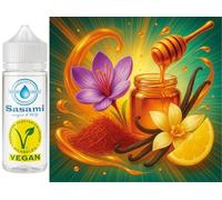 Saffron-Honey Whisper - safran, miel, vanille & citron arôme concentré - Vegan - Sasami - 100 ml