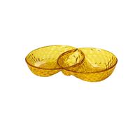 PLAT A HORS D'OEUVRE "VANITY" Saffron yellow