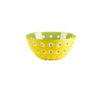 Guzzini - Conteneur 20 cm dans San 'Le Murrine' (Safran-Blanc-Vert nénuphar)