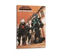 SAFHUER My Hero Academia World Hero Quest2 Poster décoratif sur toile pour chambre à coucher 60 x 90 cm