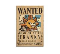 SAFHUER One Piece Anime Poster45 Poster décoratif sur toile pour mur mural moderne pour chambre à coucher 50 x 75 cm