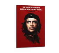 SAFHUER Poster Che Guevara sur toile - Impression d'art moderne pour chambre à coucher - 50 x 75 cm