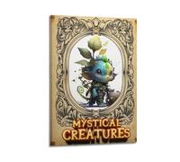 SAFHUER Poster décoratif sur toile de créatures de la forêt - Poster et image d'art moderne pour chambre à coucher (30 x 45 cm)