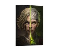 SAFHUER Poster décoratif sur toile Path of Exile 2 - Motif jeu de chasseresse de Ranger - 30 x 45 cm