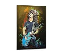 SAFHUER Poster Foo Fighters - Impression sur toile - Décoration murale moderne pour chambre à coucher - 60 x 90 cm