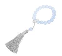 SAFIGLE 1 corde Bracelet de Prière Verre avec Franges Perles de Chapelet pour Célébrations et Souvenirs Accessoire Spirituel Durable et Confortable à Porter