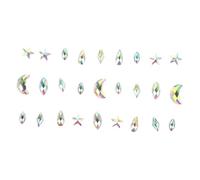 SAFIGLE 1 Ensemble D'Autocollants En Cristal Et Diamant Pour Le Visage Tatouage Temporaire Bijoux Pour Le Visage Bijoux Pour Le Visage Bijoux Adhésifs En Acrylique