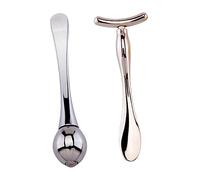 SAFIGLE 1 Ensemble De Cuillères De Beauté Accessoires De Soins De La Peau Produits Pour Les Yeux Massage Outil Pour Femmes Barre D'Essence Pour Le Visage Cuillère De Maquillage