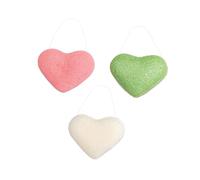 SAFIGLE 1 ensemble Éponge de Nettoyage Forme de Cœur Lot de Éponges Faciales Réutilisables pour Démaquillage et Nettoyage Peau Aléatoires Couleur Aléatoire Couleur Aléatoire