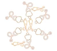 SAFIGLE 1 Jeu Breloques Stéthoscope Pour Bracelets Charms Infirmière Alliage Pour Diy Accessoires Pour Clés Et Bijoux 10 Pièces