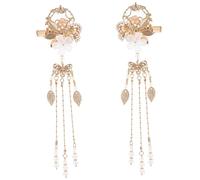 SAFIGLE 1 Paire Antiques Épingles Latérales Retro Fleurs Perles pour Accessoires de Mariage et Élégantes