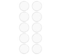 SAFIGLE 10 Pièces Boîte de Rangement Ronde Étui Hermétique en Plastique Ps Transparent 6,5 Cm pour Pièces Commémoratives et Badges pour Expositions et Collections