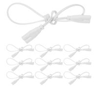 SAFIGLE 10 pièces Câble Alimentation Double Fins Broches Lot de Connecteurs de Rallonge LED pour Installation Facile et Puissance des Lampes LED
