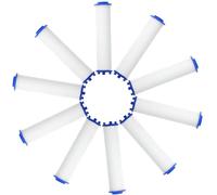 SAFIGLE 10 pièces Cartouches Filtrantes Coton PP pour Pommeau Filtre Remplaçable Anti-calcaire Purificateur Eau Domestique pour Salle de Bain