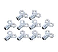 SAFIGLE 10 pièces Clé Purgeur Radiateur Carrée Zinc Alliage Outil Vidange Air Plomberie et Compact pour Chauffage