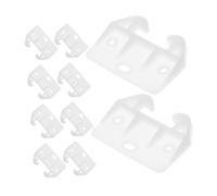 SAFIGLE 10 pièces Lot de Guides Tiroir Plastique Forme de Pince Crab pour Remplacement Rails Coulissants Durables pour Armoire Cuisine et Chambre