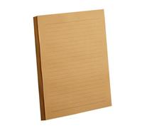 SAFIGLE 100 feuilles Papier Kraft Vintage Ligné Stationnaire pour Correspondance Poèmes Notes Écriture Fluide et Polyvalente Couleur Kaki Profond