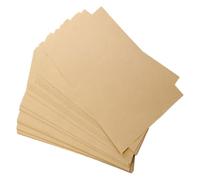 SAFIGLE 100 Pièces Papier à Lettres Vintage A5 en Papier Kraft Khaki | Feuilles Vierges Compatibles Imprimante, Style Nostalgique à Effet Vieilli, Usage Maison et École, Cartes et Archives