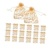 SAFIGLE 100 Pièces Sacs Maille Rose avec Cordon Pochettes à Bijoux Respirantes Sacs et Élégants pour Mariage Fête Saint-valentin Organiseur Snack