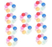 SAFIGLE 100pièces Morceaux De Coquillages Ronds Naturels Pour Création De Bijoux Pendentifs De Collection Éléments De Coquillages Nautiques Matériel De Perlage Diy