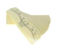 SAFIGLE 100pièces Règle à Sourcils Autocollante Pour Microblading Outil Précis De Mesure Sculpteur Pour Soin Des Sourcils Pochoirs Pour Dessin De Équilibrés