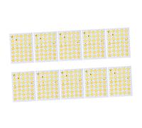 SAFIGLE 10pièces Autocollants Étoiles Dorées Scintillantes Gommettes Auto-adhésives Pour Récompenses Scolaires Et Activités Manuelles Pour Garçon Fille Et Étudiants