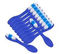 SAFIGLE 10pièces Lot De Mini Brosses à Dents Portables Pour Prison Manche Court Unique Sans Plastique Nylon Pratique Et Douce Pour Dents Et Gencives