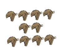 SAFIGLE 10pièces Pendentif Collier Avec Marquage De Cheval Souvenir Et Breloque Pour Bijoux Pour Fans Équitation