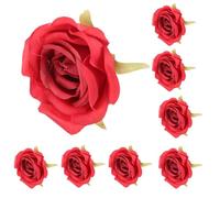 SAFIGLE 10pièces Têtes De Roses Artificielles Mousse pour Décorations De Mariage Et Artisanat Fleurs Faux Roses Miniatures pour Embellissement De Bagues Cartes Et Projets Créatifs