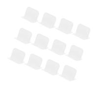 SAFIGLE 12 pièces Adhesive No Drill Dresser Anchors For Child Safety Anti-tip Furniture Wall Anchors With Non-slip Pads Secure Bookshelf And Cabinet In Home Play Area