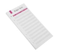 SAFIGLE 12 pièces Budget Papier Épais Inserts Budget Réutilisables Accessoires Bureau Suivi Dépenses Organisateur Finance Portable