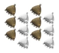 SAFIGLE 12 Pièces Connecteurs pour Bijoux Accessoires de Création de Colliers et Bracelets Multicouches Design Vintage Finitions Anciennes