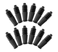 SAFIGLE 12 Pièces Gaine de Câble de Frein en Caoutchouc Noir pour Vélo Pliant Tout Terrain, Protection et Installation Facile pour Câble d'embrayage et Frein